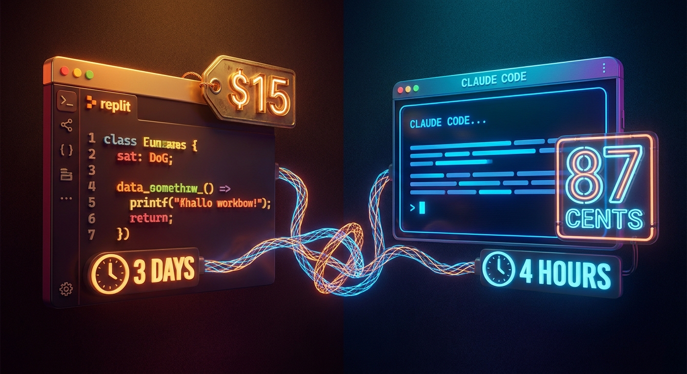 3 days with claude vs 4 hours with claude + deepseek